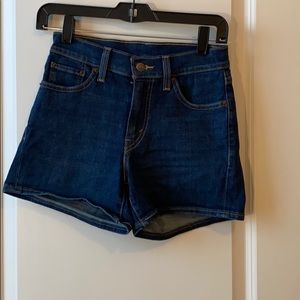 Levi’s High Waisted Jean Shorts